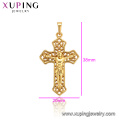 33705 xuping bijoux plaqué or 24k mode pendentif croix style luxe luxe Dubaï